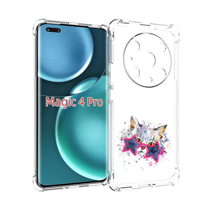 

Чехол MyPads звездные очки для Honor Magic4 Pro, Прозрачный, Tocco