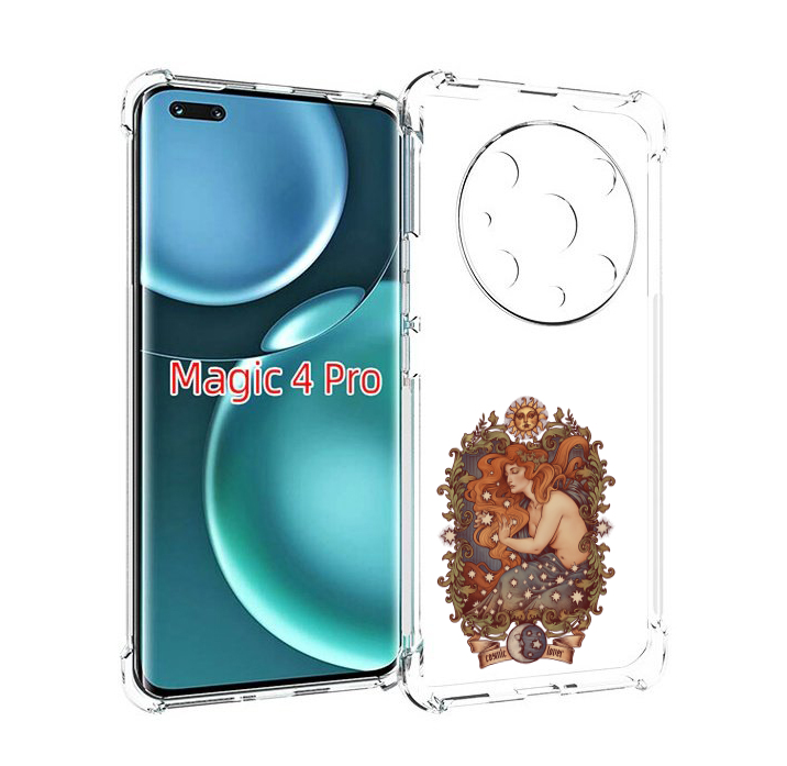 Чехол MyPads звездная девушка абстракция для Honor Magic4 Pro