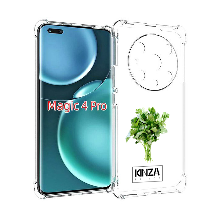 

Чехол MyPads Бренд Кинза для Honor Magic4 Pro, Прозрачный, Tocco