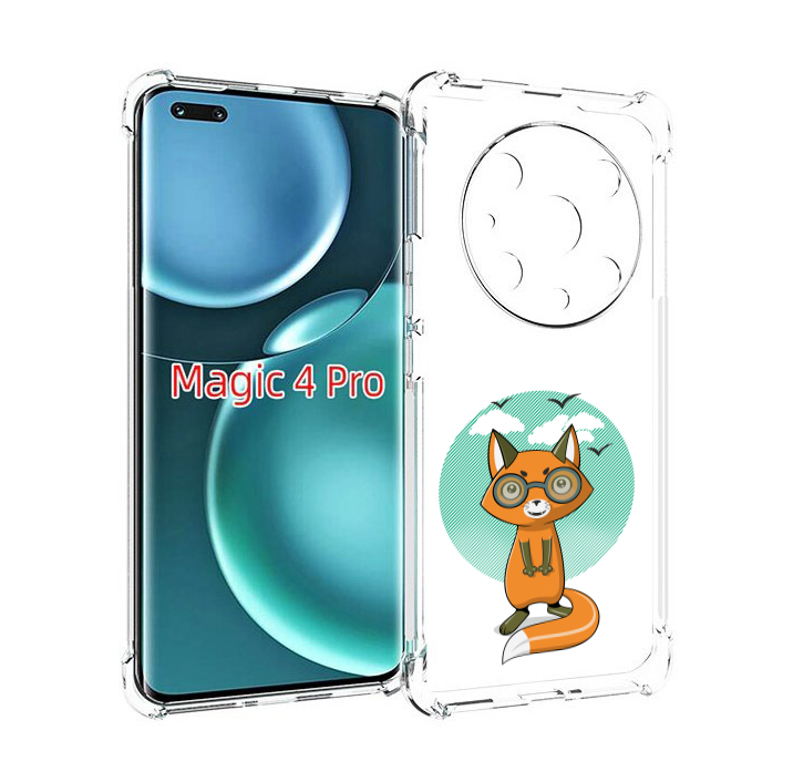 

Чехол MyPads задумчивая лиса для Honor Magic4 Pro, Прозрачный, Tocco