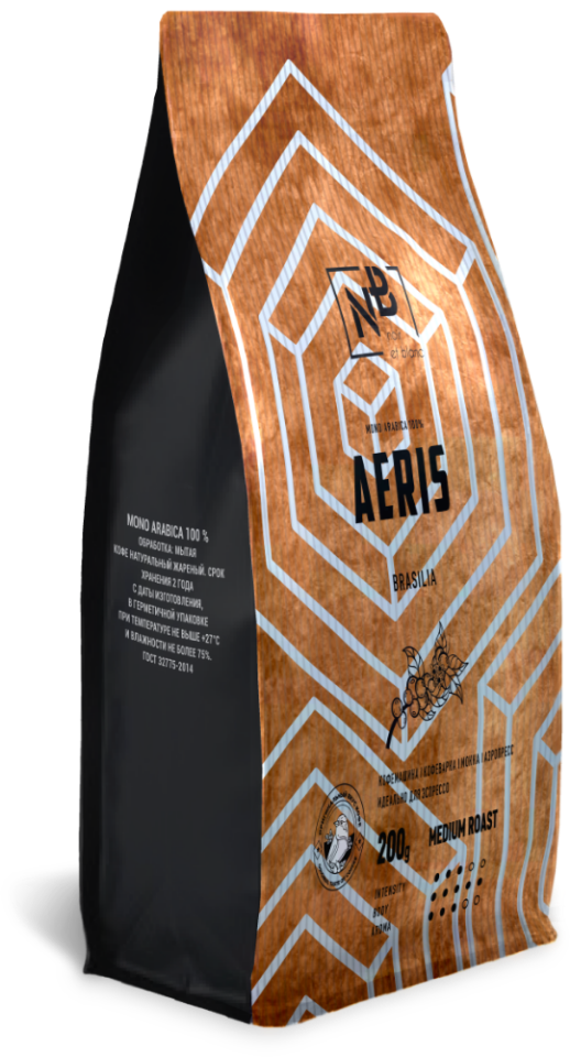 

Кофе жареный молотый. AERIS, 200г