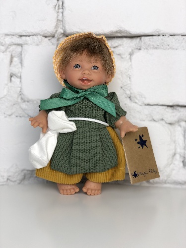 Кукла Lamagik Джестито в желтой шапочке и зеленом сарафане 18см 149-3 lamagik s l кукла джестито гном девочка в зеленом сарафане 18 см