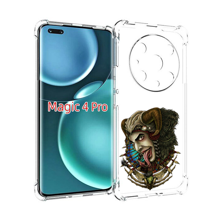 

Чехол MyPads длинный язык для Honor Magic4 Pro, Прозрачный, Tocco