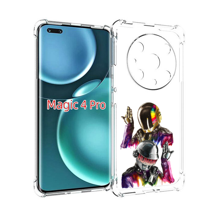 

Чехол MyPads диско космонавты для Honor Magic4 Pro, Прозрачный, Tocco