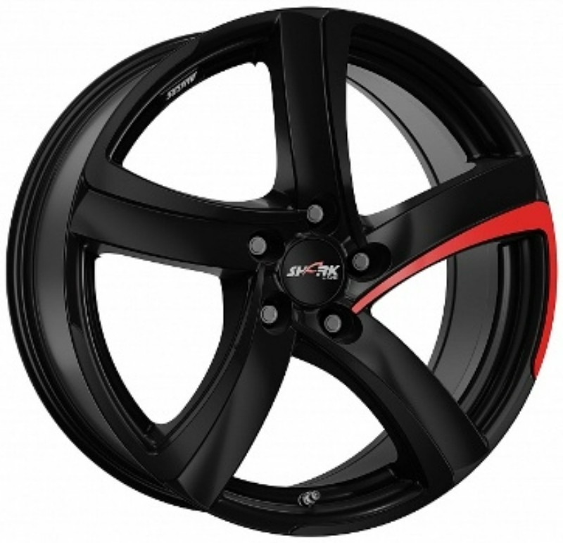 фото Диски r18 5x108 8j et45 d70,1 alutec shark racing black pad red