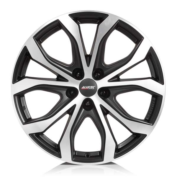 фото Диски r20 5x112 9j et20 d66,5 alutec w10x racing black front polished