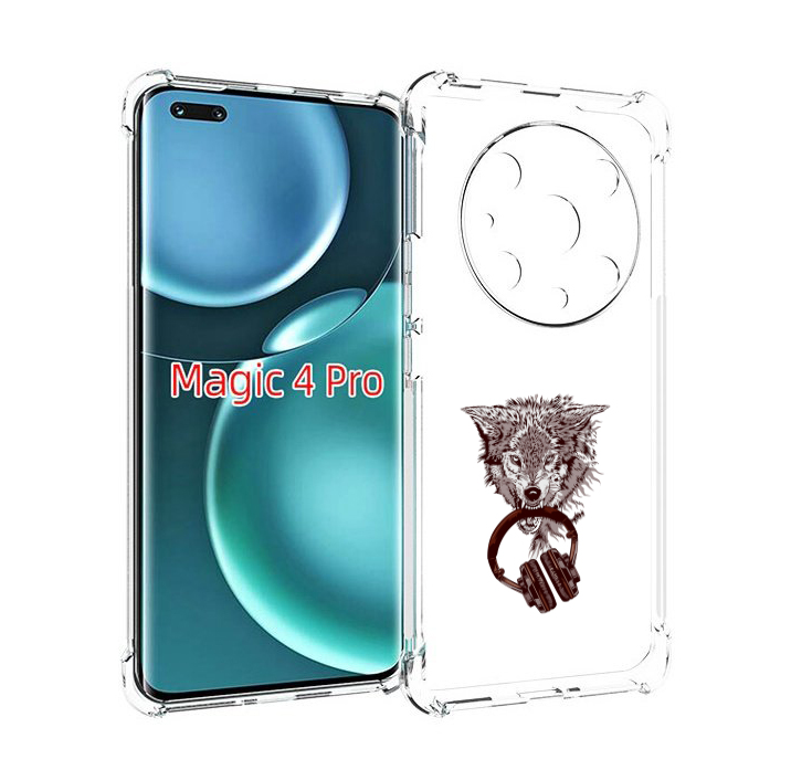 

Чехол MyPads дикий волк для Honor Magic4 Pro, Прозрачный, Tocco