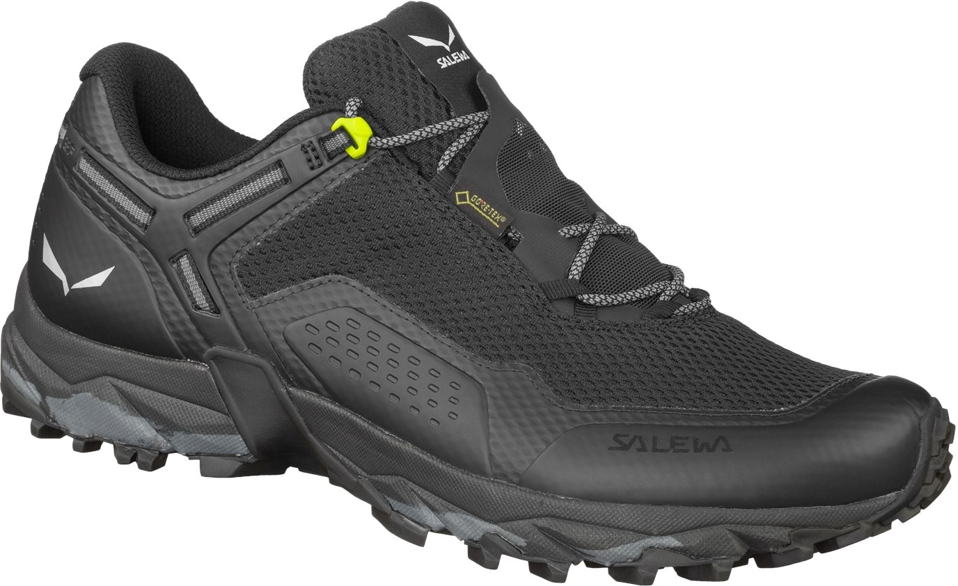 фото Ботинки salewa speed beat gore-tex men's, зеленые/черные, 9 uk