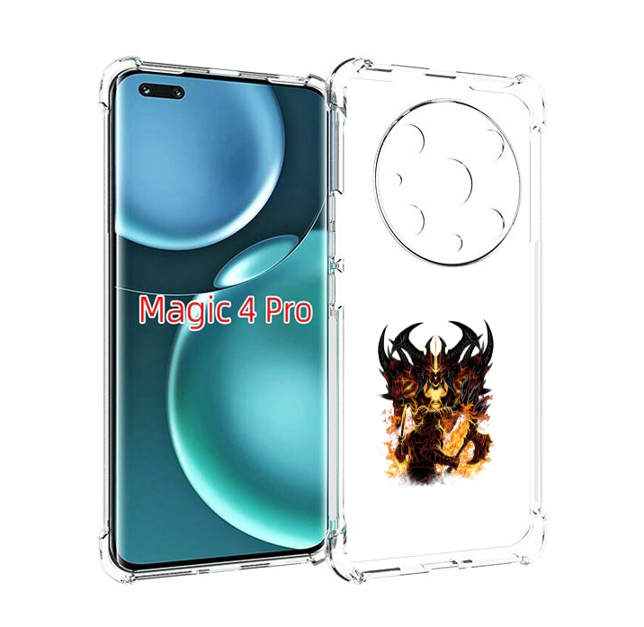 

Чехол MyPads демон shadow fiend для Honor Magic4 Pro, Прозрачный, Tocco