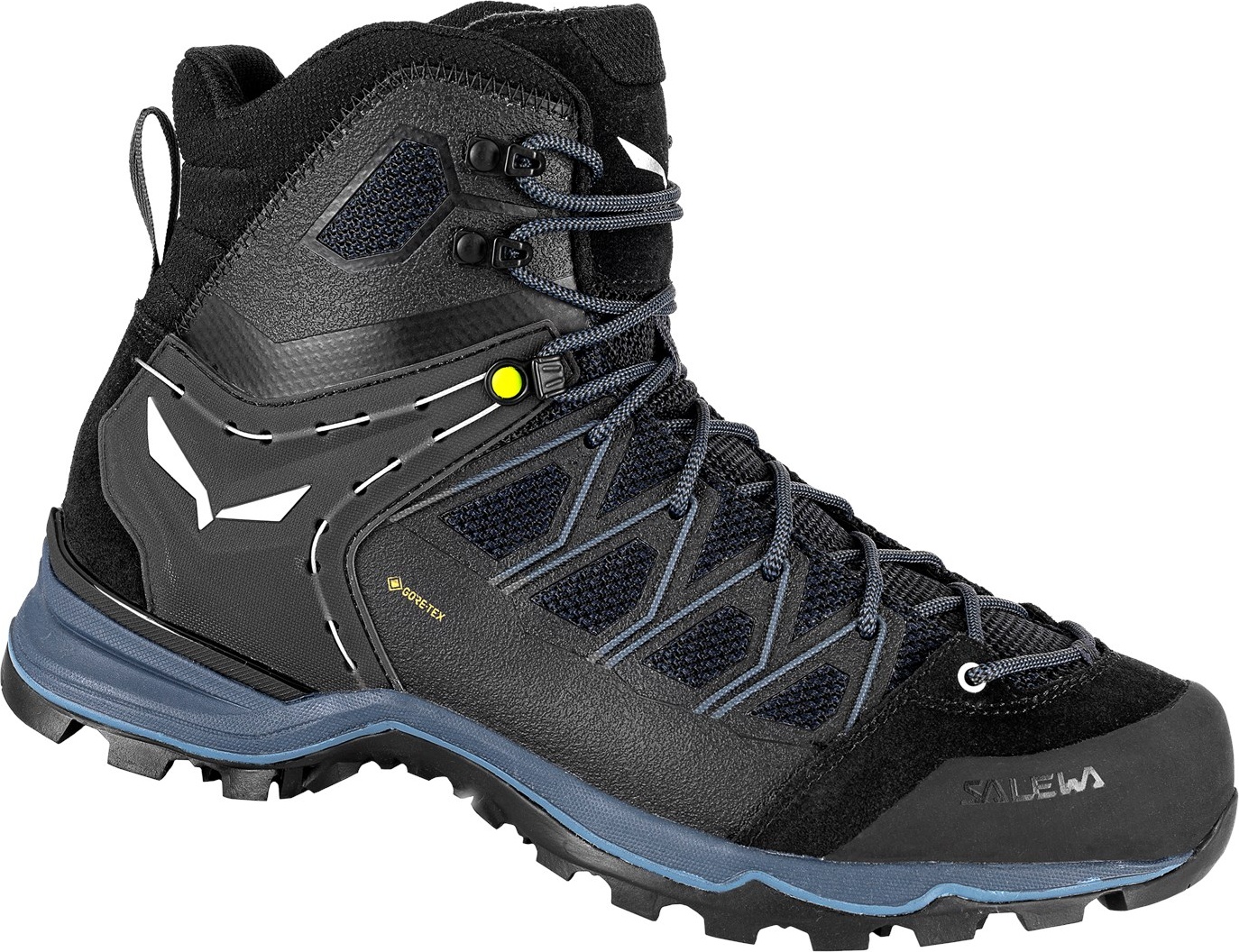 фото Ботинки salewa mtn trainer lite mid gore-tex men's, black, 11.5 uk