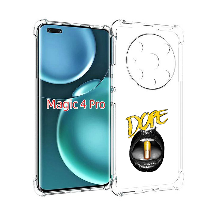 

Чехол MyPads губы для Honor Magic4 Pro, Прозрачный, Tocco