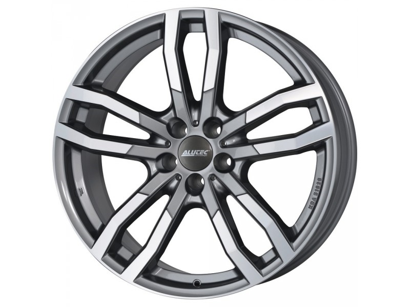 фото Диски r20 5x112 9j et43 d66,5 alutec drivex metal grey front polished