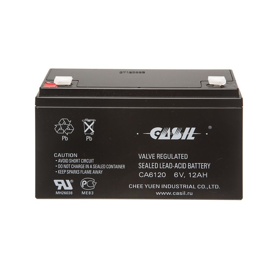 Свинцово-кислотный аккумулятор CASIL CA6120 6V 12AH 215