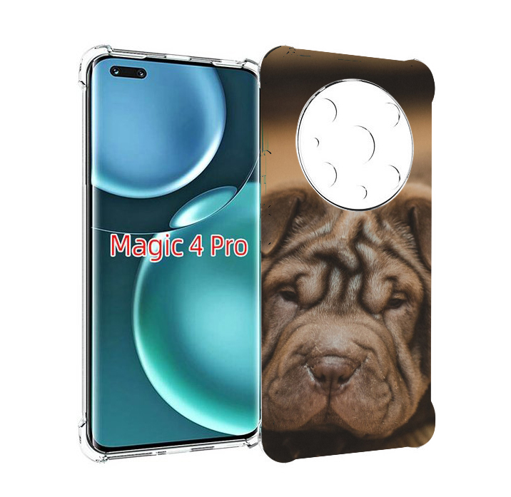 

Чехол MyPads шарпеи для Honor Magic4 Pro, Прозрачный, Tocco