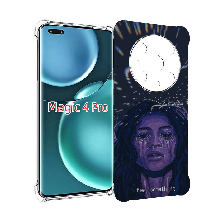 

Чехол MyPads чувствую себя непонятно женский для Honor Magic4 Pro, Прозрачный, Tocco
