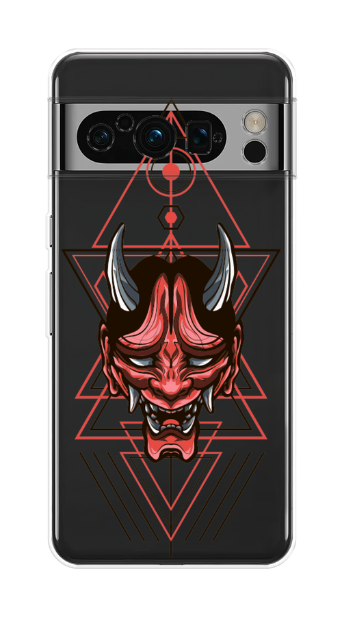 

Чехол на Google Pixel 8 Pro "Hanya Oni mask", Серый;красный;черный, 271650-4