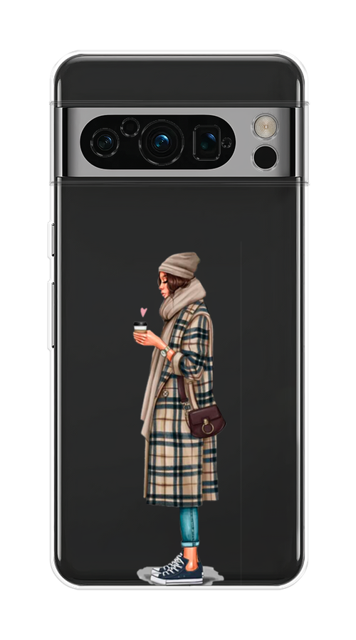 

Чехол на Google Pixel 8 Pro "Утренний кофе", Коричневый;бежевый, 271650-6