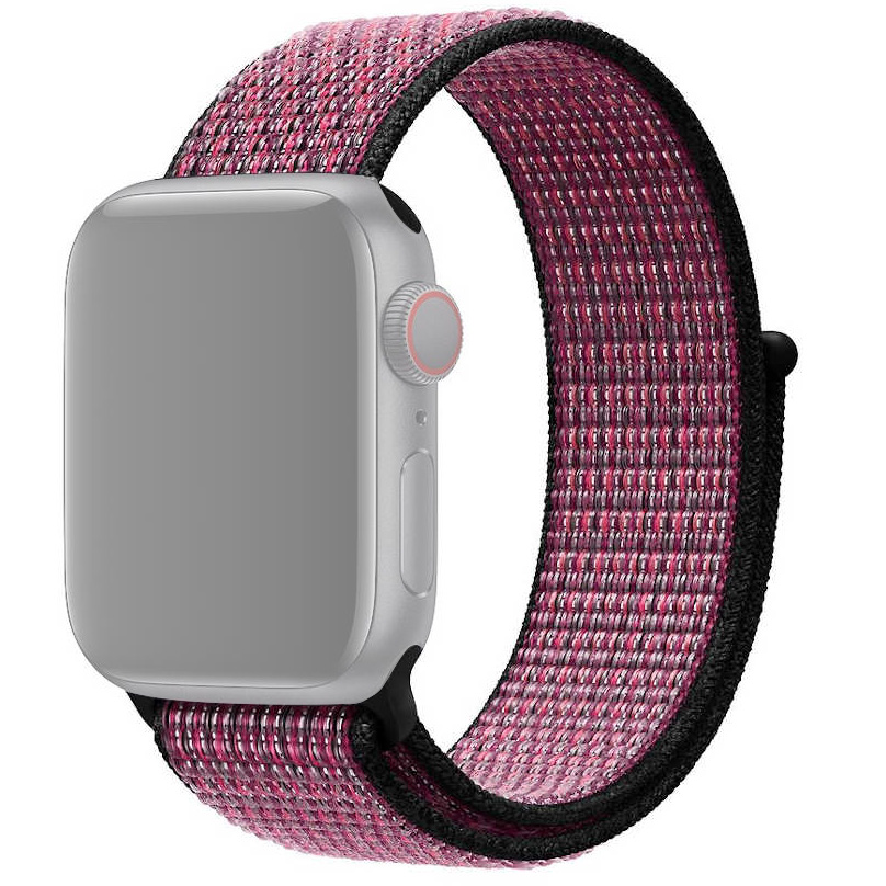 

Ремешок для Apple Watch 1-6/SE нейлоновый 38/40 мм InnoZone - Лиловый/Черный (APWTNY38-51)