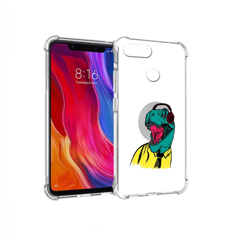 

Чехол MyPads Tocco для Xiaomi Mi 8 Lite дино (PT119514.309.326), Прозрачный, Tocco