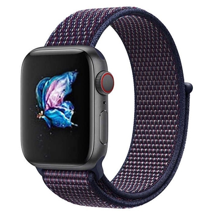 

Ремешок для Apple Watch 1-6/SE нейлоновый 38/40 мм InnoZone - Indigo (APWTNY38-03)