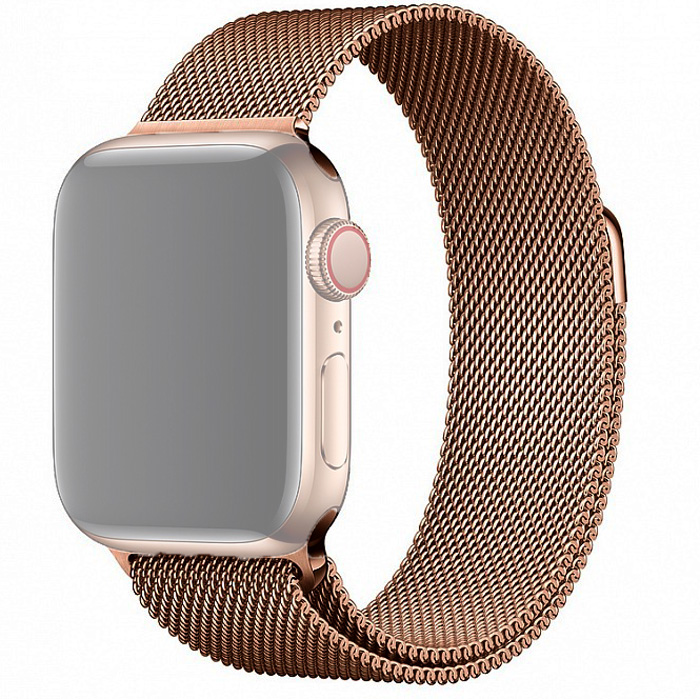 

Ремешок InnoZone APWTMS42-05 для Apple Watch 1-6/SE 42/44 мм Coffee Gold