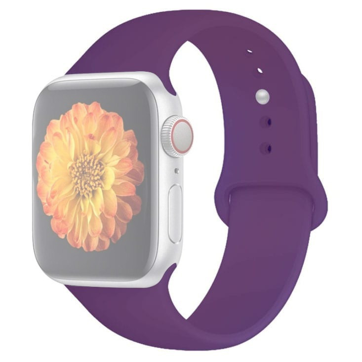 

Ремешок для Apple Watch 1-6/SE силиконовый 42/44 мм InnoZone - Фиолетовый (APWTSI42-45)