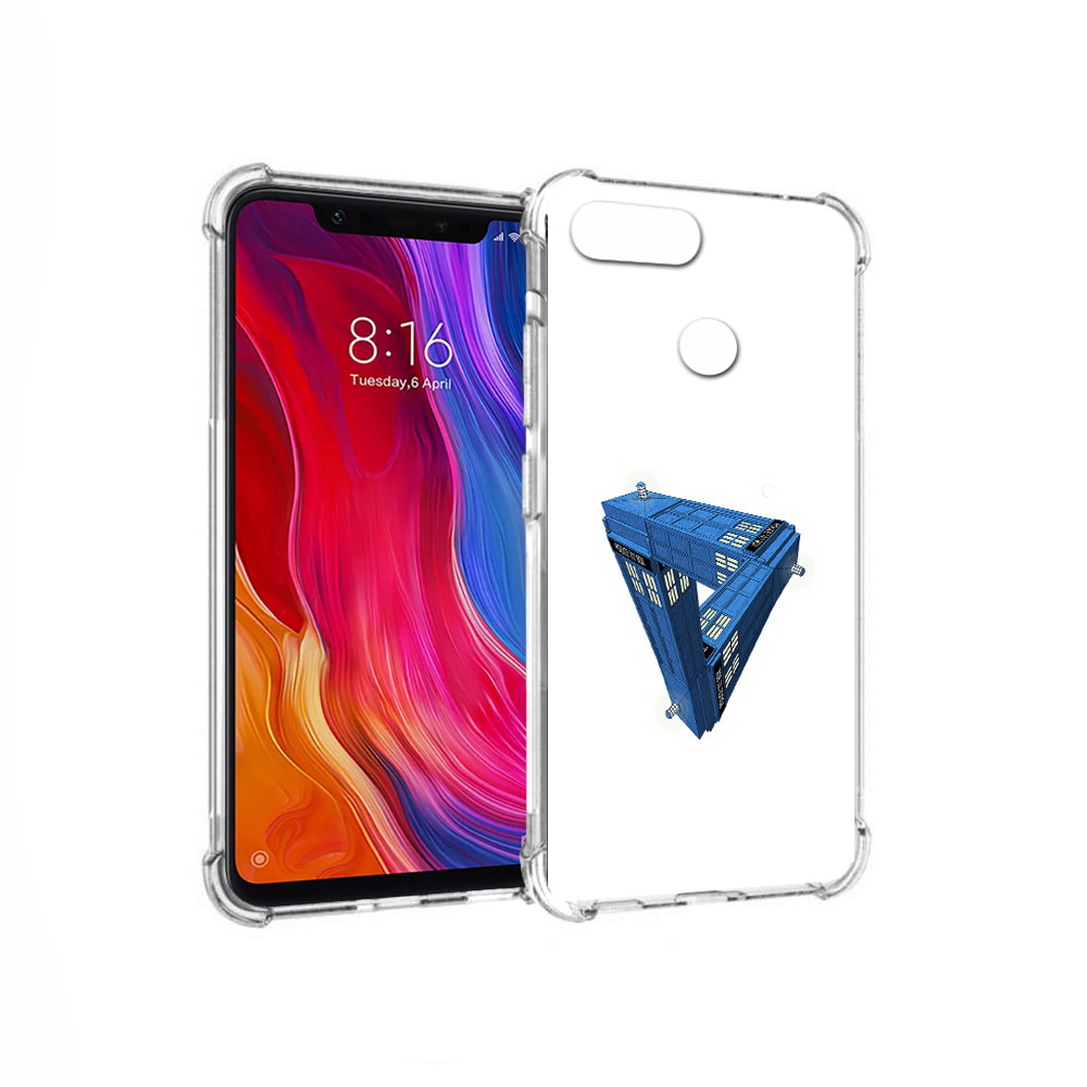 Чехол MyPads Tocco для Xiaomi Mi 8 Lite головолока абстракция (PT119514.309.291)