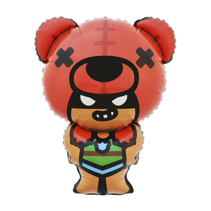 

Шар фольгированный Falali 34'' Бравл Старс Нита, фигура, 1 шт., Разноцветный, День рождения