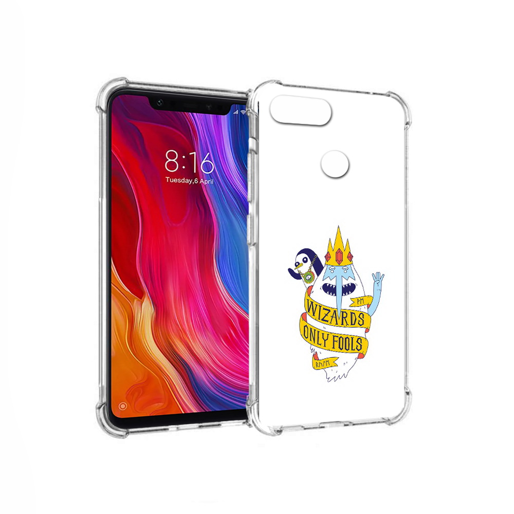 

Чехол MyPads Tocco для Xiaomi Mi 8 Lite время приключений снежный король, Прозрачный, Tocco