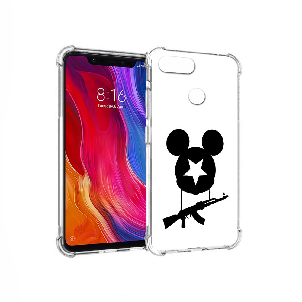 

Чехол MyPads Tocco для Xiaomi Mi 8 Lite АК Микки (PT119514.309.26), Прозрачный, Tocco