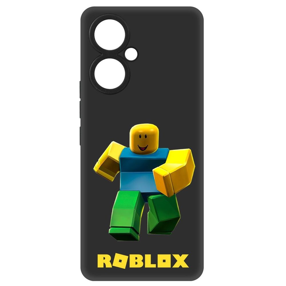 

Чехол-накладка Софт Roblox-Классический Нуб для Tecno Camon 19 Pro, Черный