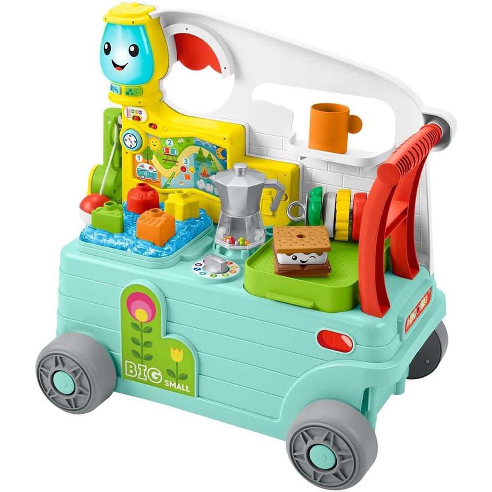 Игрушка-ходунки Fisher-Price Mattel Фургончик 3-в-1 HCK82