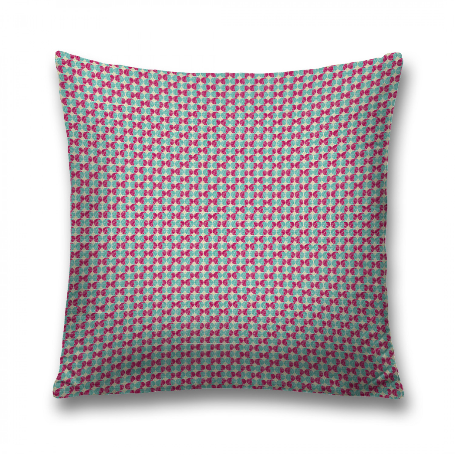 

Наволочка декоративная JoyArty "Абстрактный двухцветный орнамент" на молнии, 45x45 см, Абстрактный двухцветный орнамент