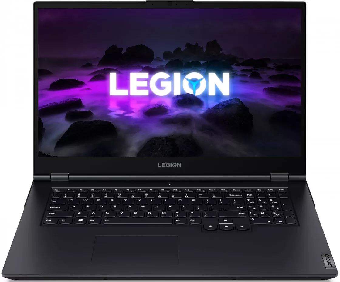 фото Ноутбук lenovo 17ach6h синий (82jm001crk)