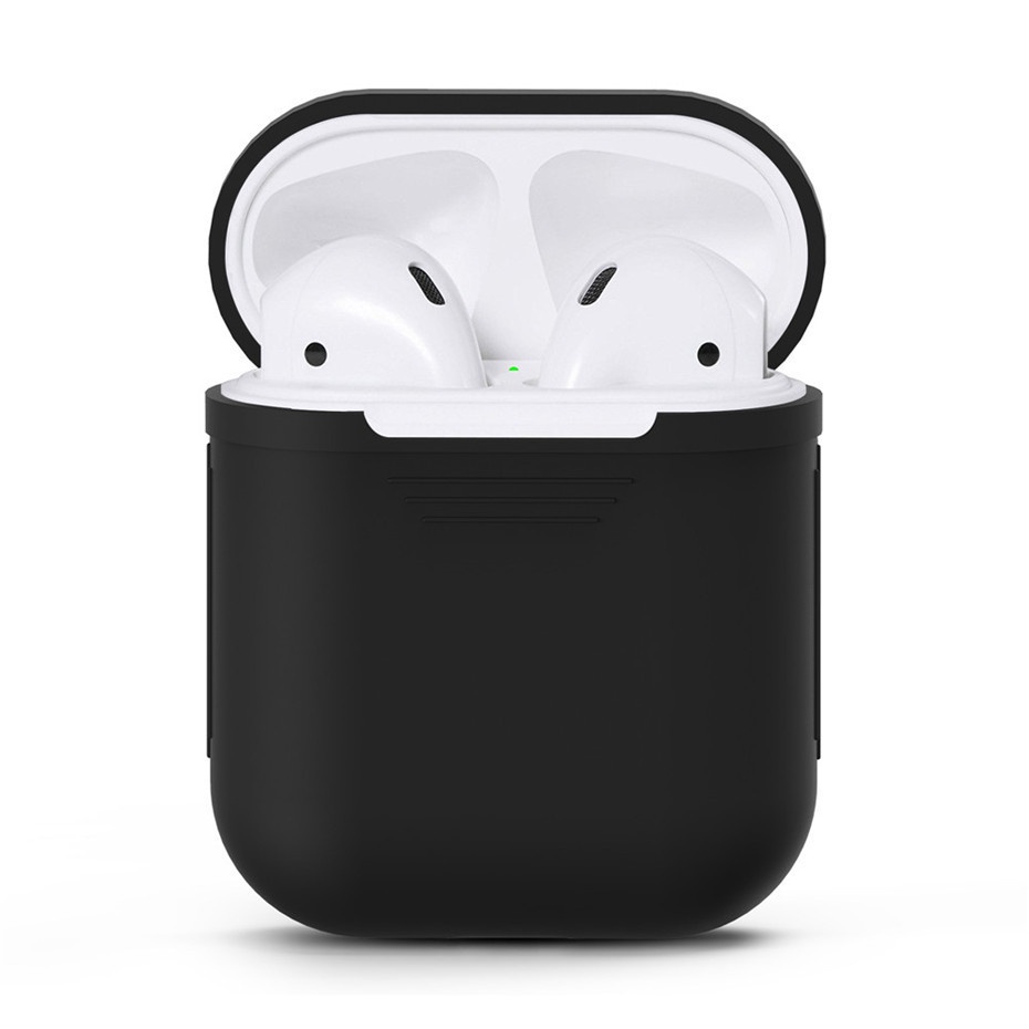 фото Чехол anycase для apple airpods черный