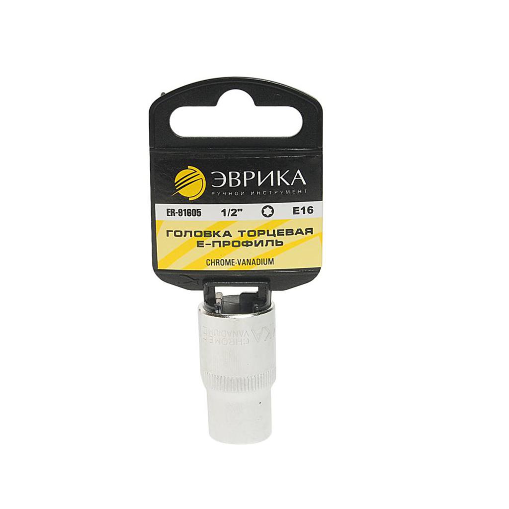 

Головка торцевая 1/2" TORX E16 с держателем ЭВРИКА ER-91605H