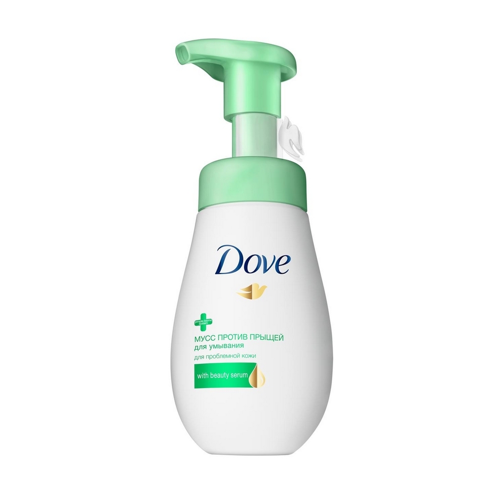 Купить Мусс для умывания Dove для проблемной кожи против прыщей, 160 мл, мусс для умывания для проблемной кожи против прыщей