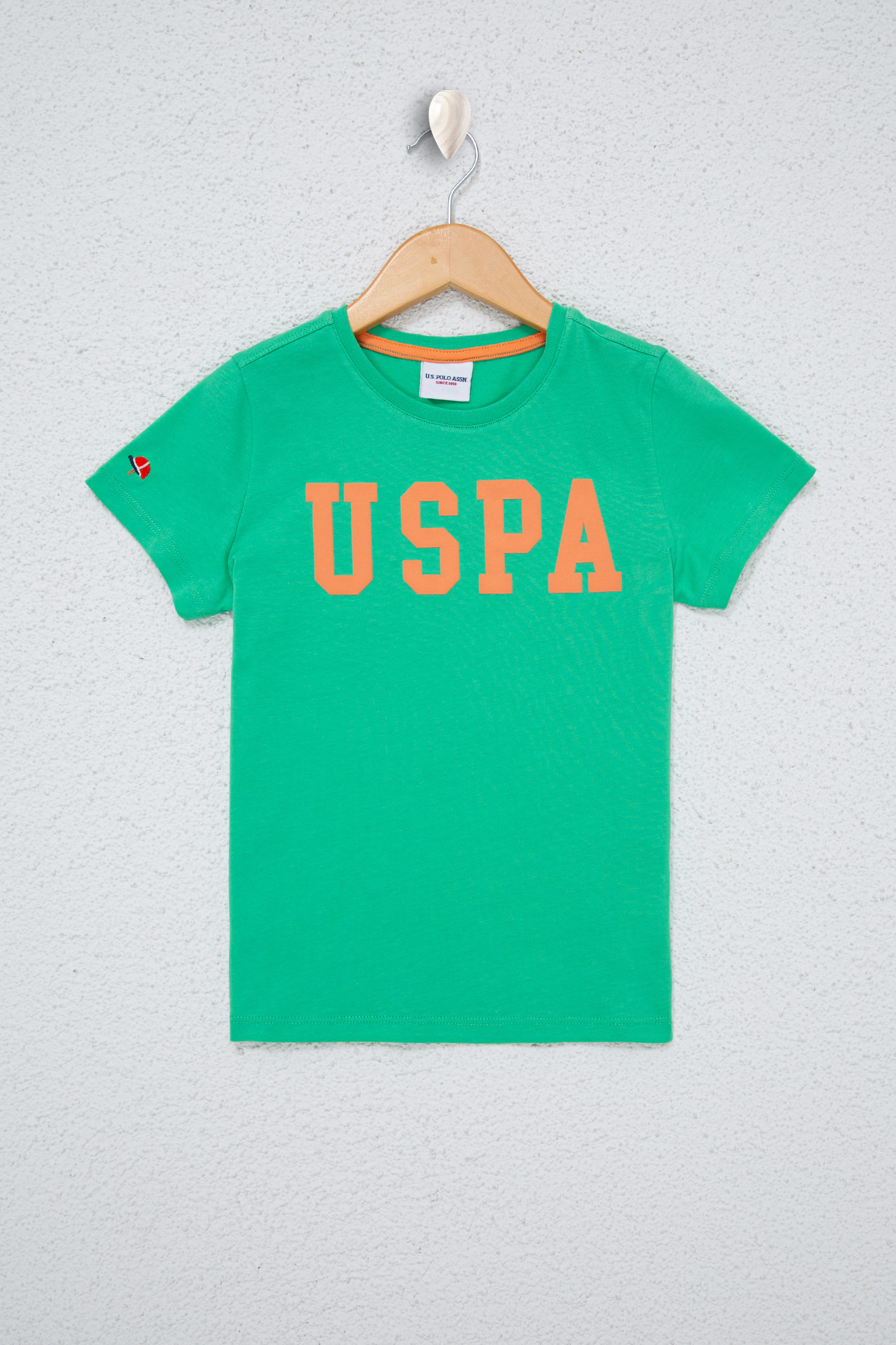 Футболка детская US Polo Assn G083SZ0110GEARTKIDSIY021, зеленый, 116