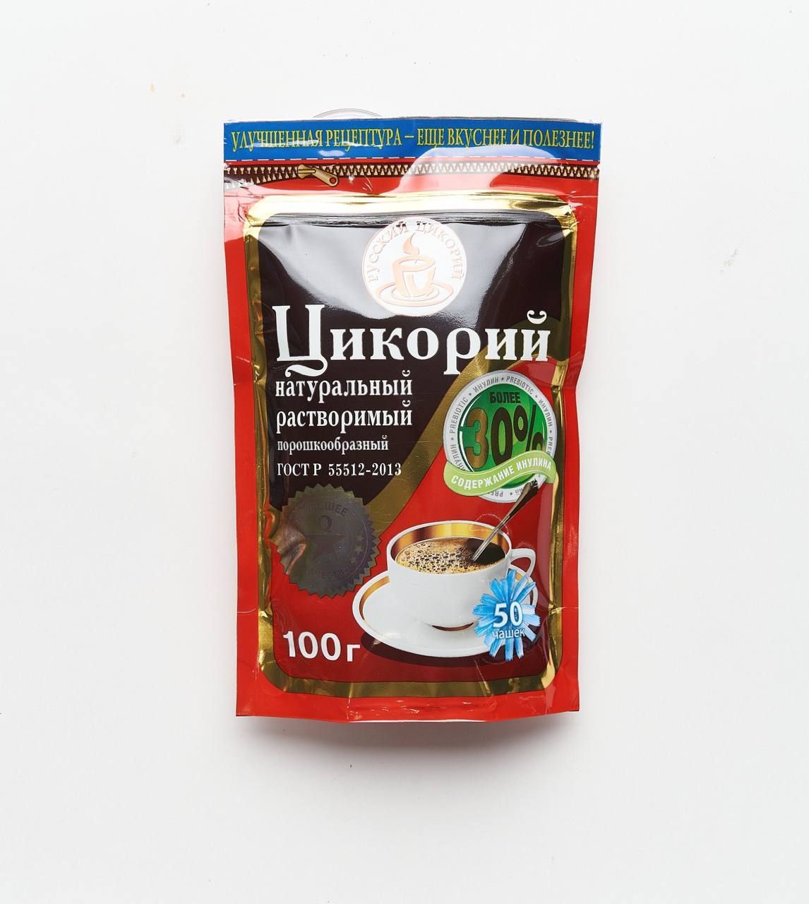 

Цикорий Русский цикорий натуральный растворимый порошкообразный, 100г, OZN1176297716