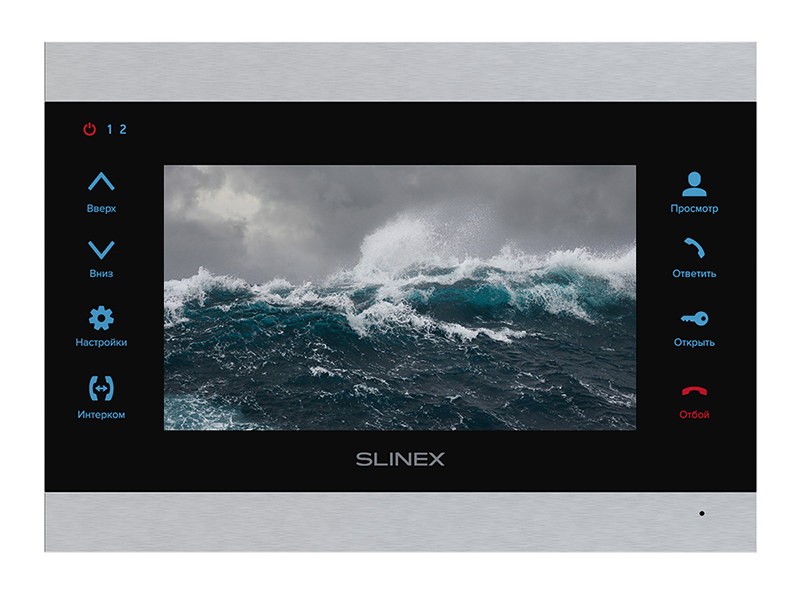 Видеодомофон Slinex SL-07MHD Silver-Black