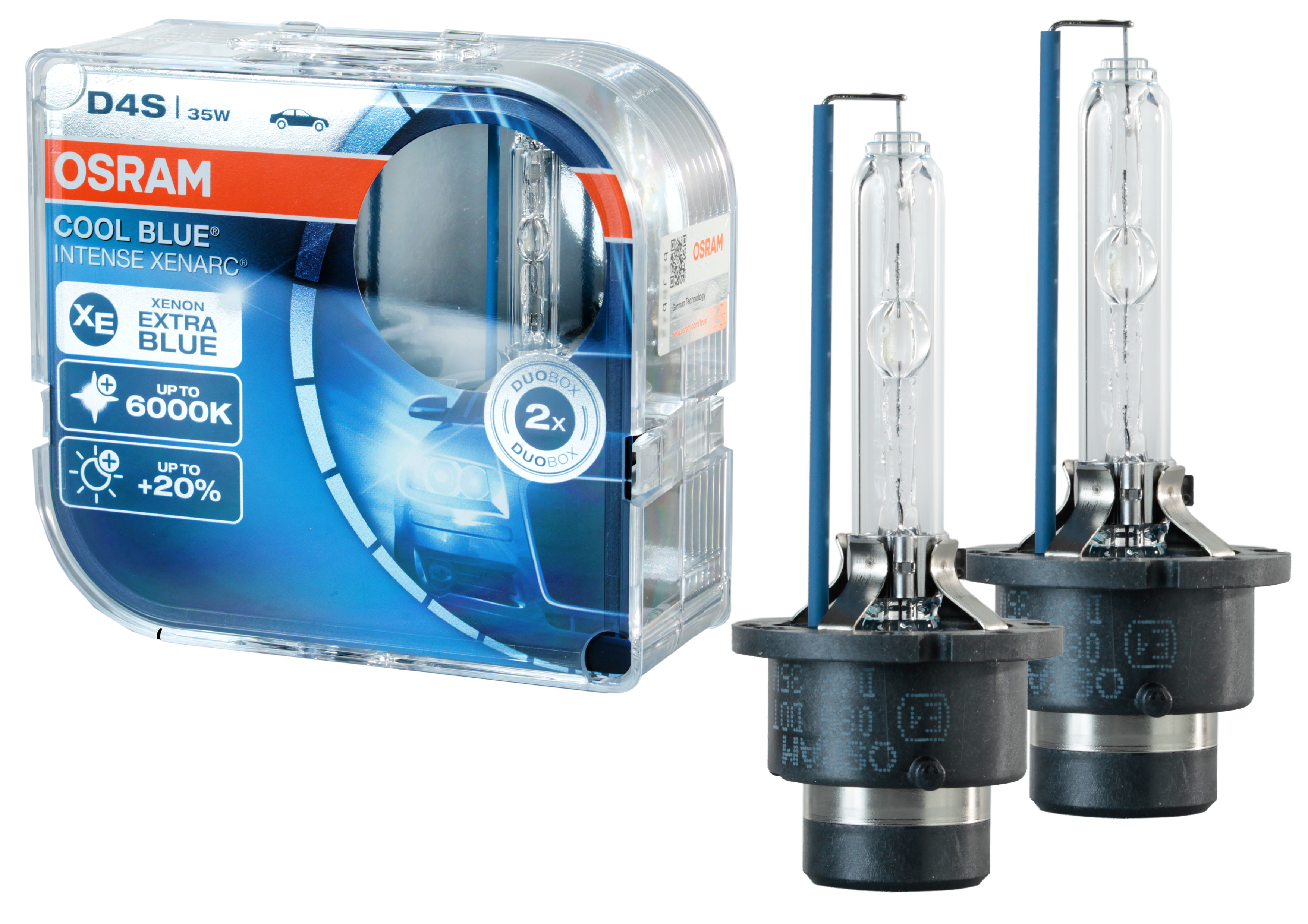 D4s (35w) Лампа Xenarc® Cool Blue® Intense 6000k, 2шт. OSRAM арт. 66440CBI-HCB