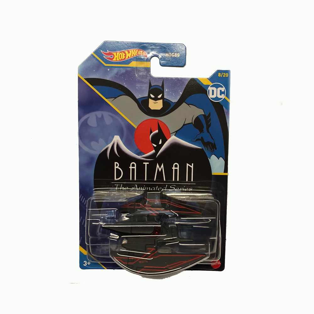 фото Автомобиль mattel hot wheels dc batplane с подставкой hlk62