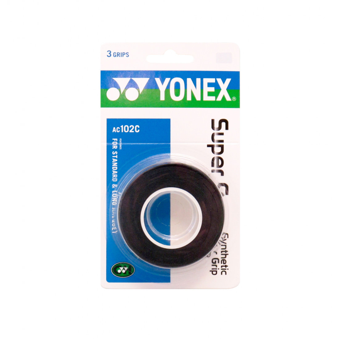 Обмотка для ручки ракетки Yonex Overgrip AC102C х3, Black