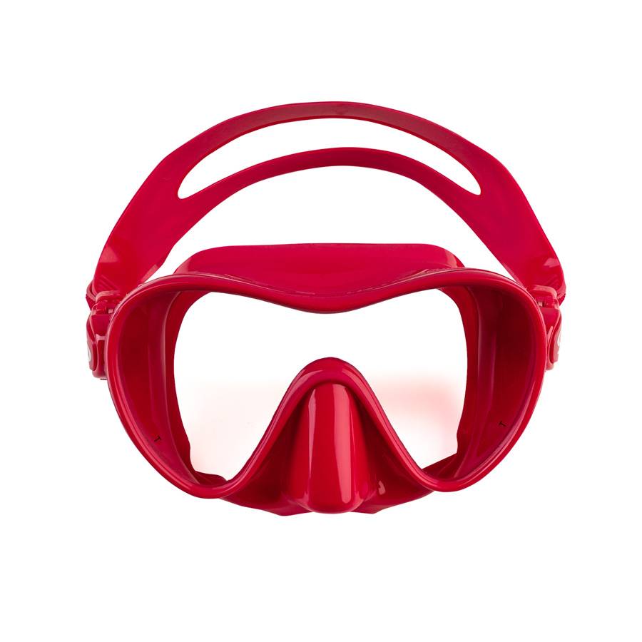 Набор Scorpena маска+трубка для сноркелинга, тёмно-красн. Взрослым Красный Взрослым