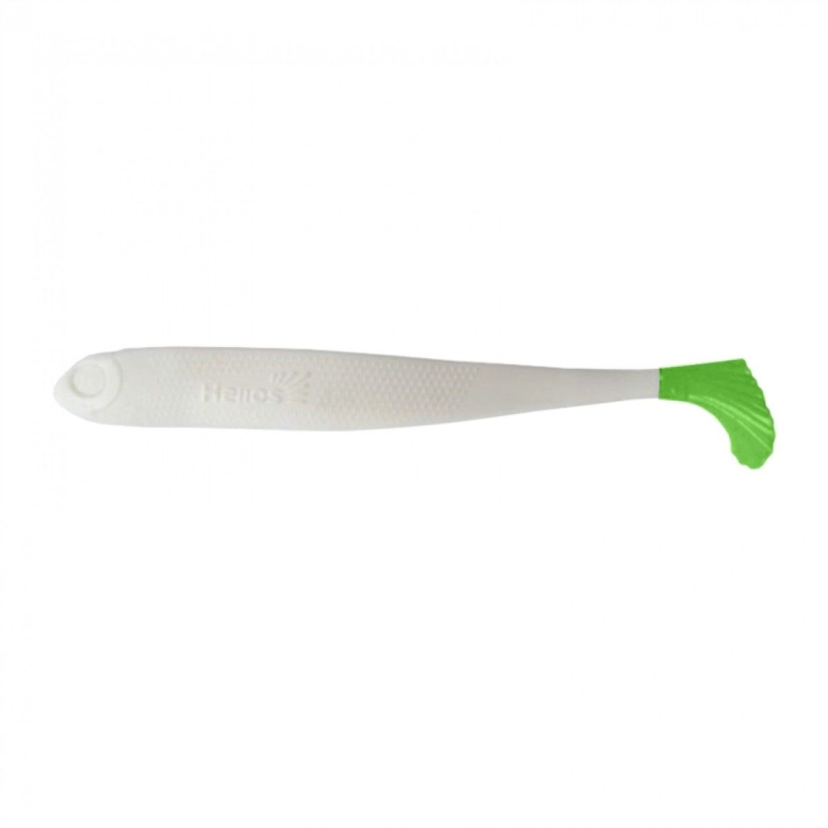 

Виброхвост Helios Jumbo 4,95"/12.5 см White & Green 5шт. (HS-7-016), Helios, 000124690