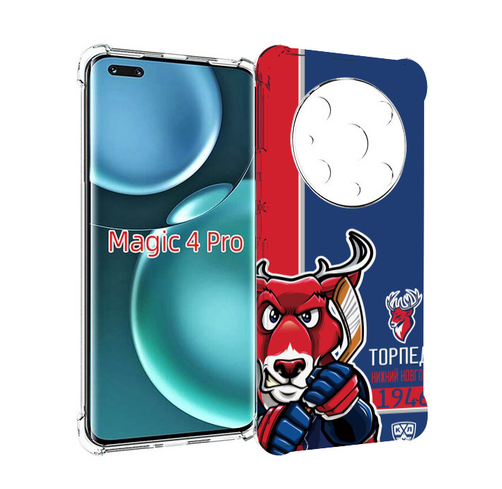 

Чехол MyPads хк торпедо нижнии новгород мужской для Honor Magic4 Pro, Прозрачный, Tocco