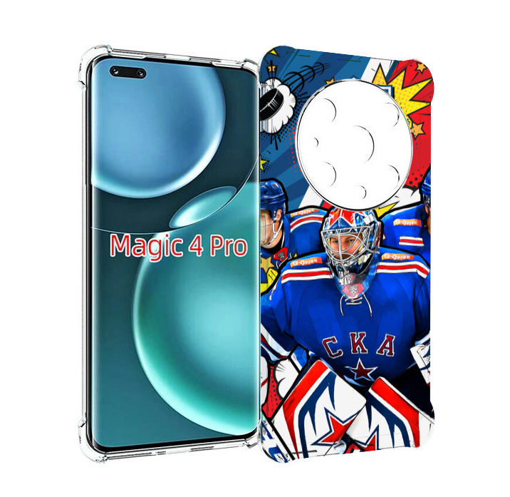 

Чехол MyPads хк ска спб мужской для Honor Magic4 Pro, Прозрачный, Tocco