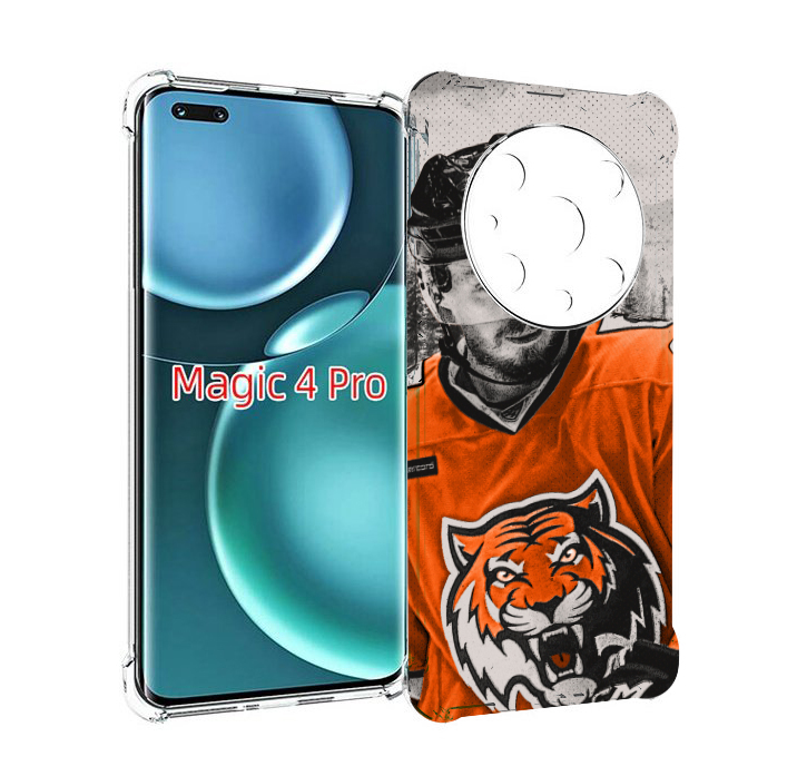

Чехол MyPads хк амур мужской для Honor Magic4 Pro, Прозрачный, Tocco