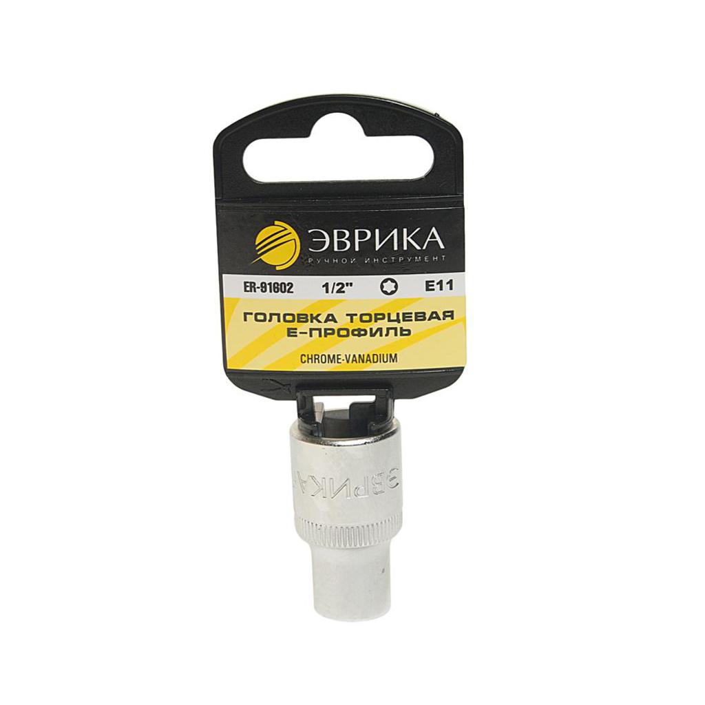 

Головка торцевая 1/2" TORX E11 с держателем ЭВРИКА ER-91602H