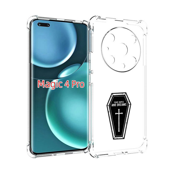 

Чехол MyPads гроб с мечтами для Honor Magic4 Pro, Прозрачный, Tocco